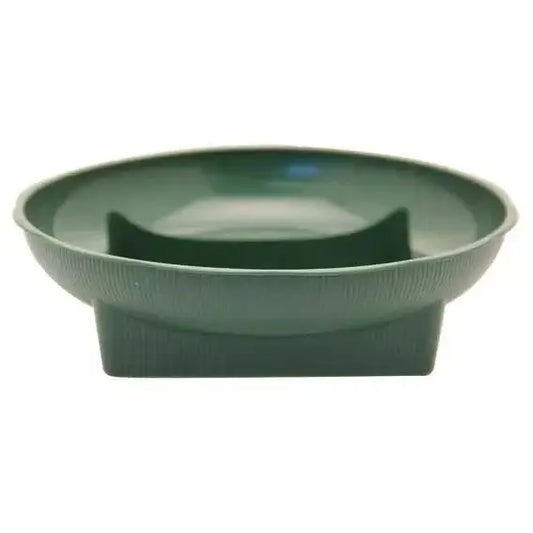 Large Green Square Round Dish