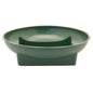 Large Green Square Round Dish