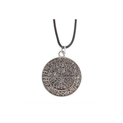 Vegvisir Viking Compass Viking Cord Necklace