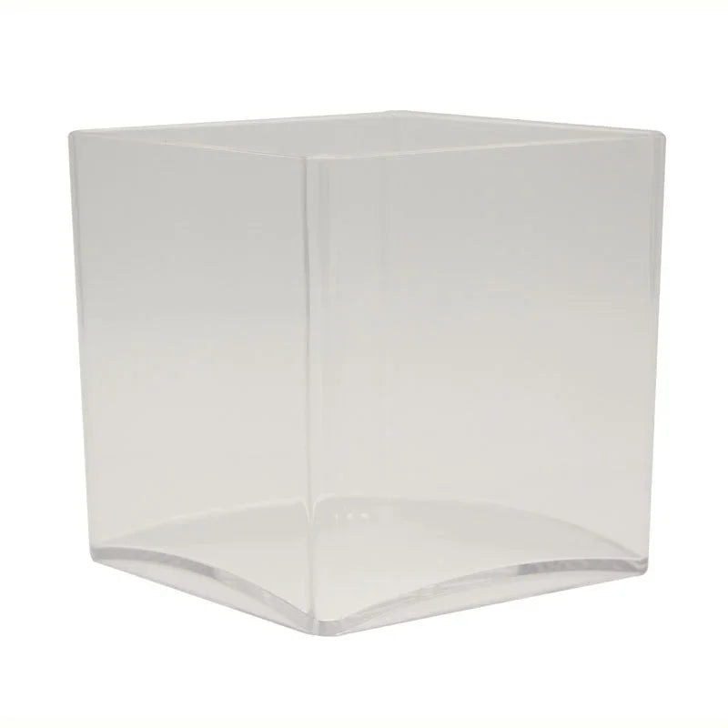 Square Acrylic Vase 12cm