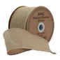 Natural Hessian ribbon roll, rustic burlap decor for gifts & home, 70mm x 10 yards