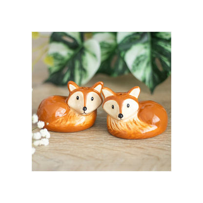 Fox Salt and Pepper Shakers