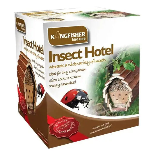 Kingfisher Wooden Insect and Bee Hotel