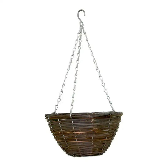 Rattan Round Hanging Basket (10 Inch)