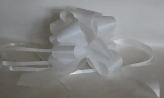White Pull Bow 50mm