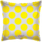 Yellow Polka Dot Clear View Balloon