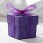 Purple Square Favour Box and Lid