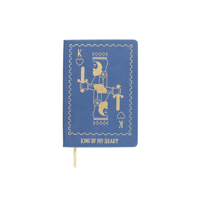 King of My Heart Playing Card A5 Notebook
