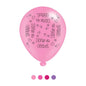 Its a Girl Latex Balloons x8