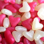 Pink and White Hearts 500g