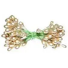Double Ended Gold Berries                                 (50 wires/bunch)