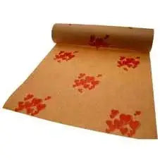 Natural Kraft Paper with Red Hearts