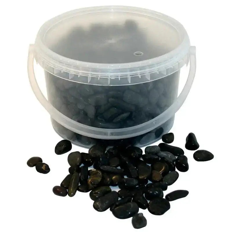 Small Black River Stones