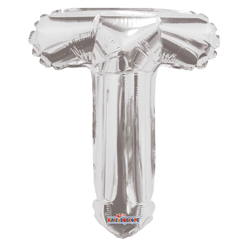14&quot; Silver Letter T Balloon
