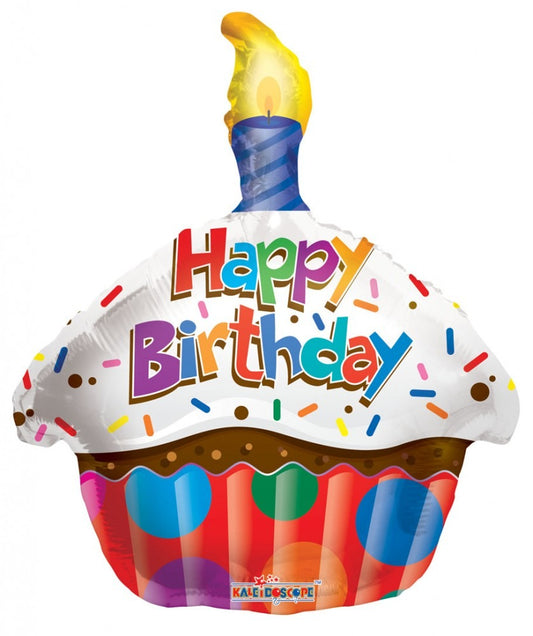 18&quot; Birthday Cupcake Balloon