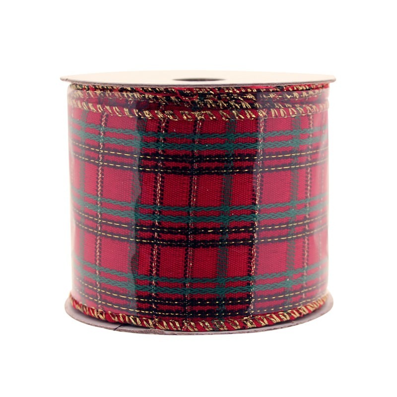 Red Tartan Ribbon