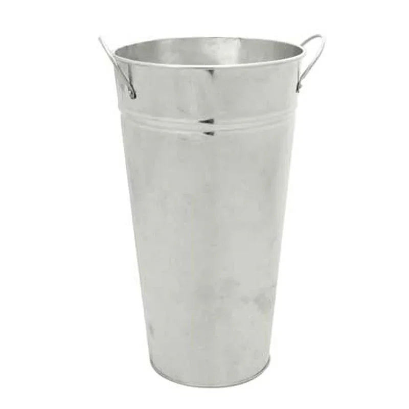 Galvanised Vase 20cm