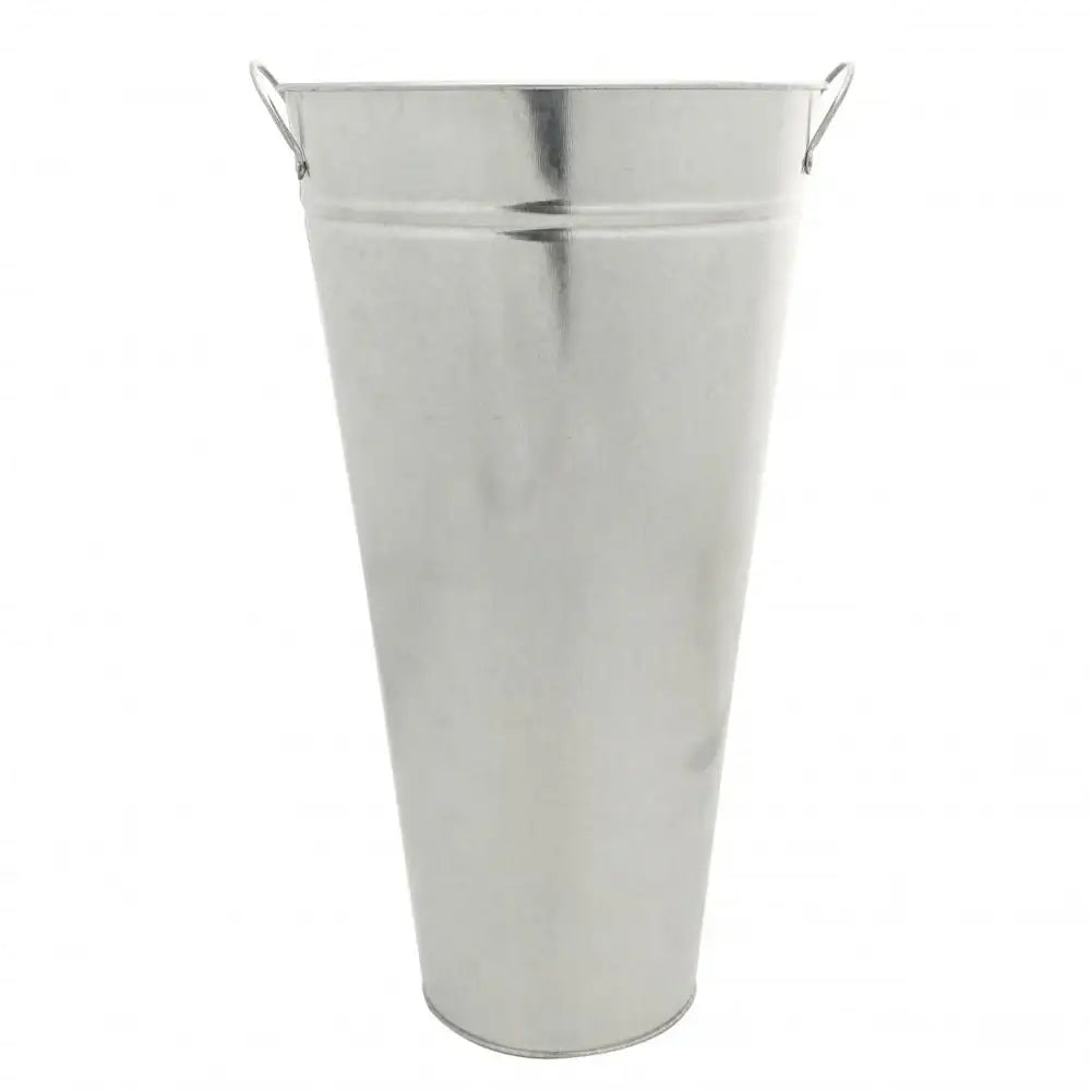 Galvanised Vase With Ears 45cm