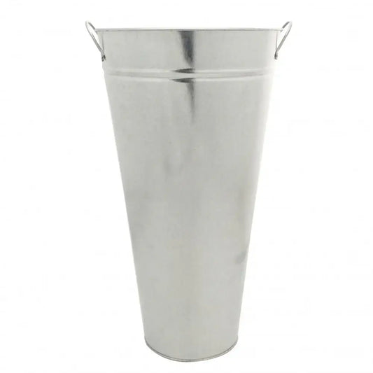 Galvanised Vase With Ears 45cm