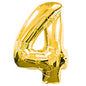 Big Number Balloon - 4 - Gold
