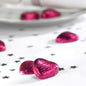 Hot Pink Foil Chocolate Hearts (1kg)
