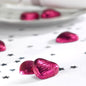 Hot Pink Foil Chocolate Hearts (1kg)