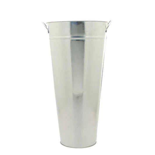 Galvanised Vase With Ears 55cm