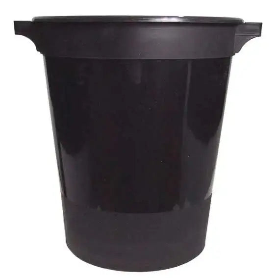 Black Bucket With Handles 32cm