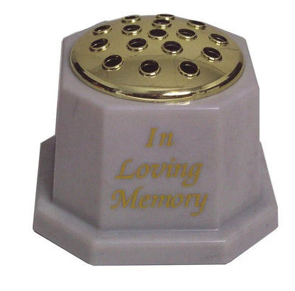 White Memorial Vase (15cm)