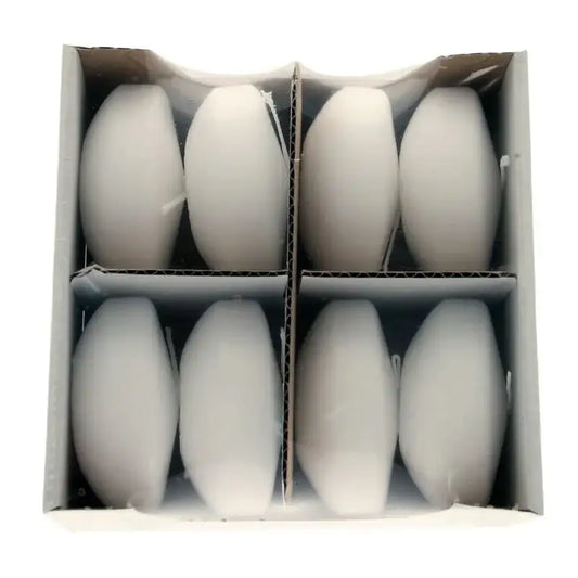 Large White Floating Candles x8 pack