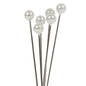 White 5cm Pearl Headed Pins