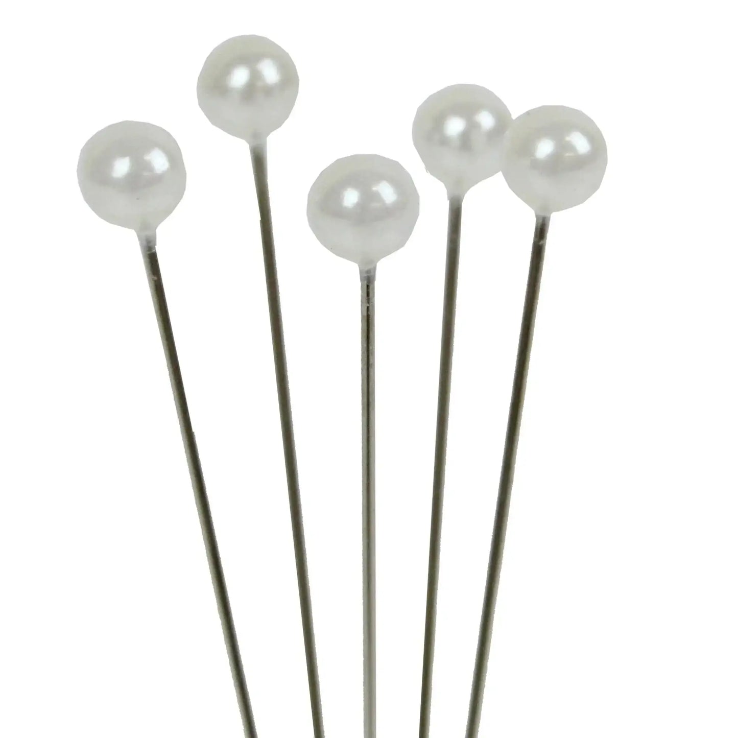 White 7cm Pearl Headed Pins