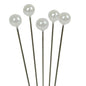 White 7cm Pearl Headed Pins