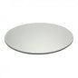 Round white ceramic plate for home dining or gifting, minimalist design, clean modern look