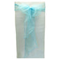 Turquoise Organza Chair Sash Pack