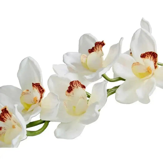 Real Touch Large Cymbidium White (36Inch)