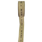 Mr &amp; Mrs Natural Ribbon 25mm