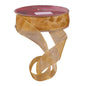 Gold Woven Edge Organza 25mm
