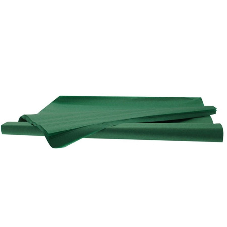 Emerald green tissue paper for gift wrapping and home décor, perfect for birthdays and celebrations