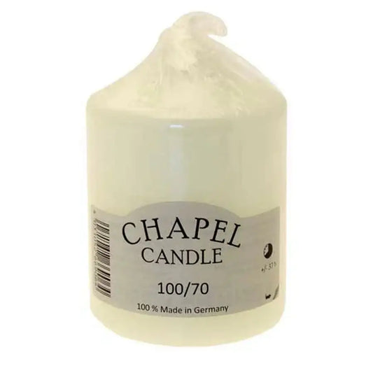 Chapel Candle 100/70, 100% Made in Germany, ideal for home décor and gifting