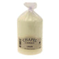 Chapel candle in clear wrap, 130/80 size, made in Germany — perfect for home décor or gifting