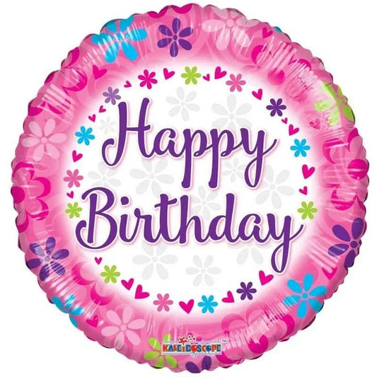 Happy Birthday Pink 18Inch
