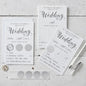 White Scratch The Date Wedding Invitations - Scratch &amp; Reveal