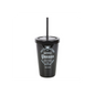 Deadly Poison Plastic Tumbler with Straw