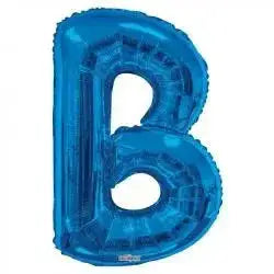 34 Inch  Letter Balloon - B- Blue