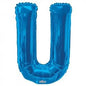 34&quot;  Letter Balloon -  U - Blue