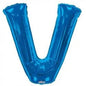 34"  Letter Balloon -  V - Blue