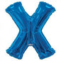 34&quot;  Letter Balloon -  X - Blue