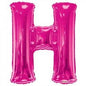 34&quot;  Letter Balloon -  H - Pink