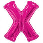34&quot;  Letter Balloon - X - Pink